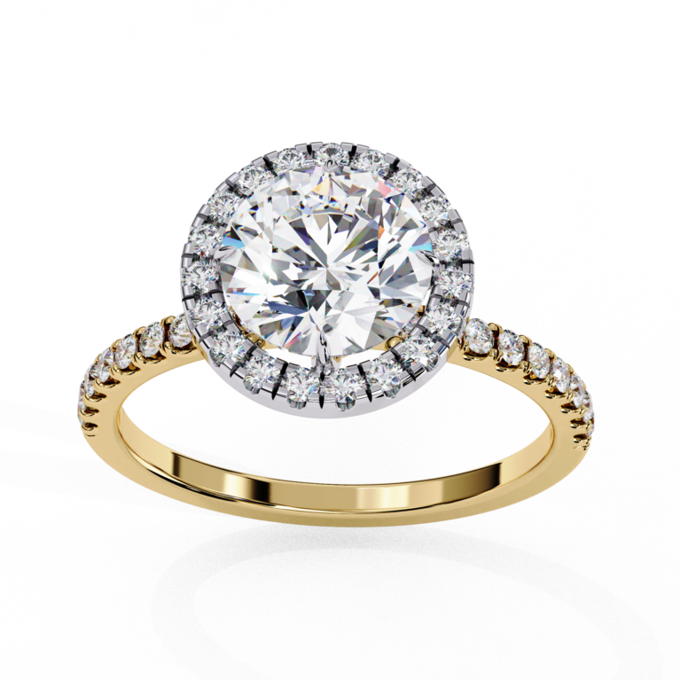 Round Lab-Grown Diamond Solitaire Ring