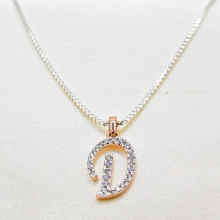 Identity Unfolding – Gold Initial 'D' Pendant