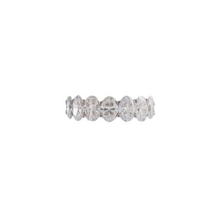 Stellar Cascade – Band with Oval Lab-Grown Diamonds