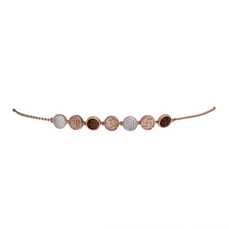 Spirit & Earth – Gold Bracelet with Mother of Pearl and Lab-Grown Diamonds